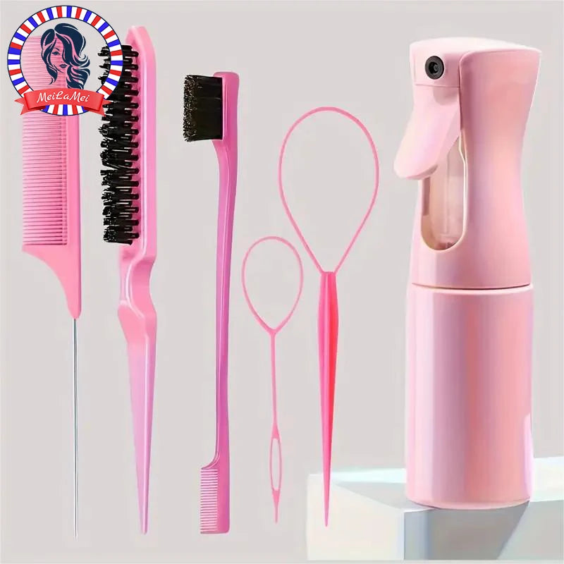 Conjunto de 6 Peças de Escova de Cabelo e Outros