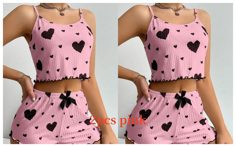 Lindo Conjunto de Pijama Feminino