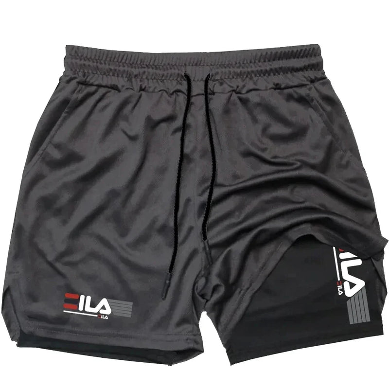 Short Esportivos Masculina Dois em Um