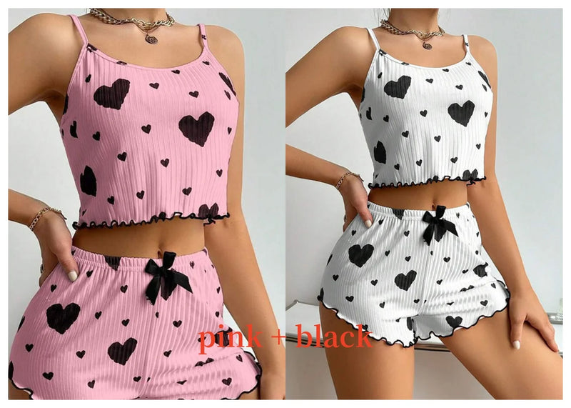 Lindo Conjunto de Pijama Feminino