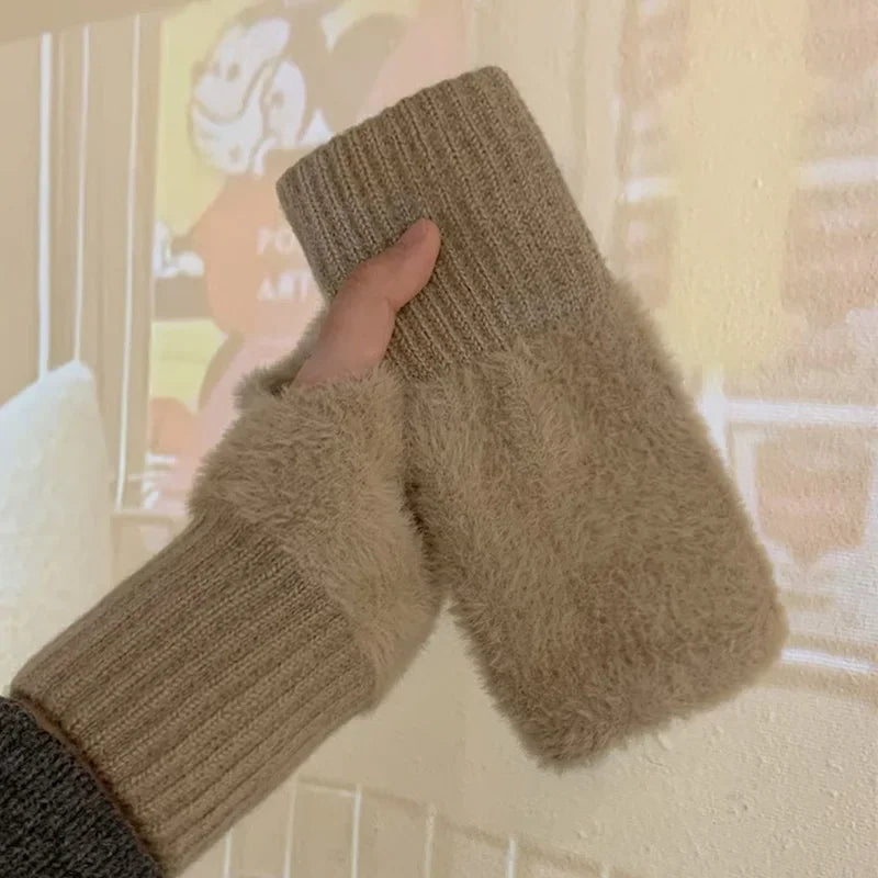 Luvas de Inverno Macias de Dedos