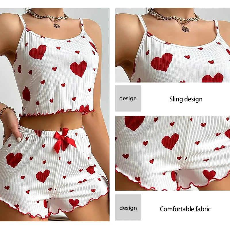 Lindo Conjunto de Pijama Feminino