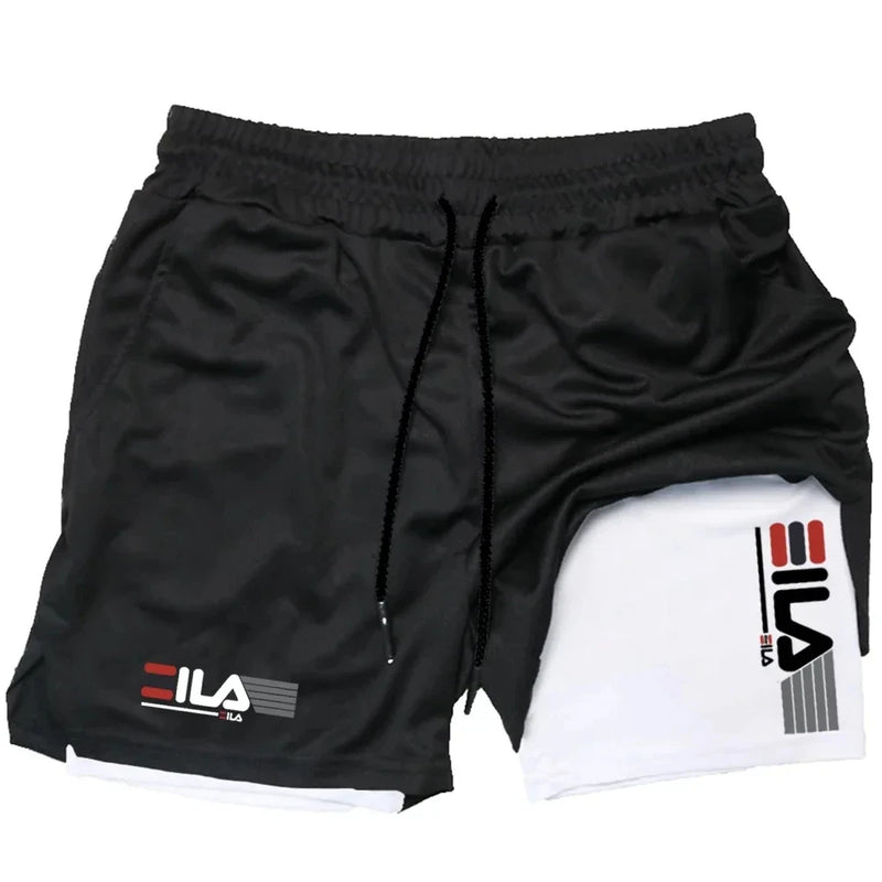 Short Esportivos Masculina Dois em Um