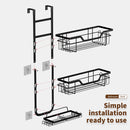 1 Peça de Suporte de Armazanamento Suspenso Sobre Porta Banheiro