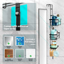 1 Peça de Suporte de Armazanamento Suspenso Sobre Porta Banheiro