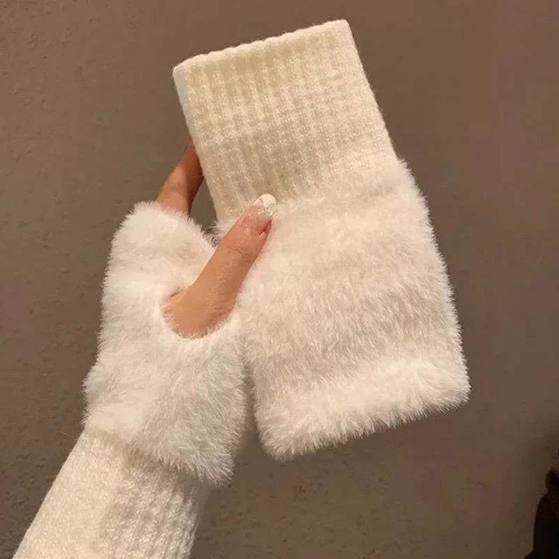 Luvas de Inverno Macias de Dedos