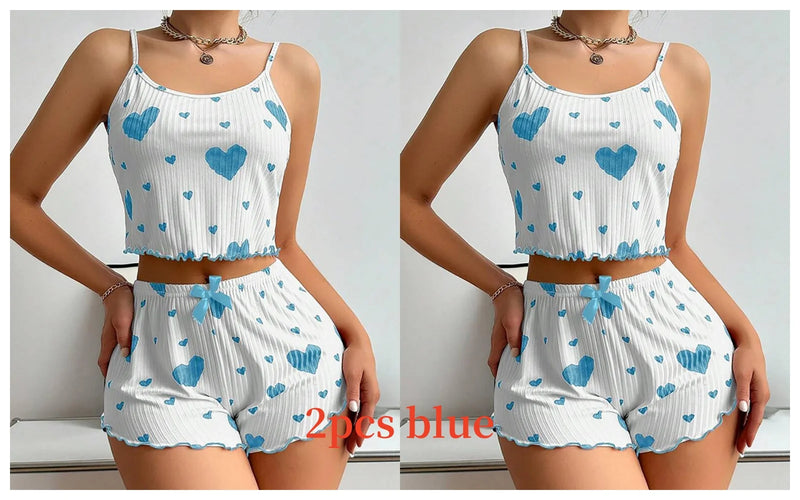 Lindo Conjunto de Pijama Feminino