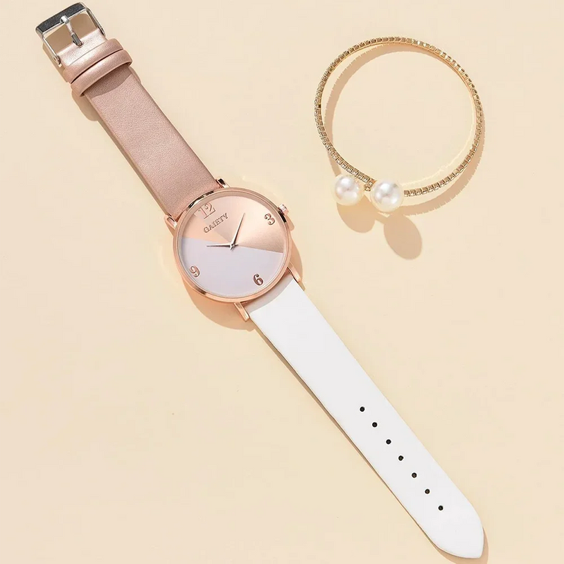 Conjunto de Relógio Feminino Luxuoso