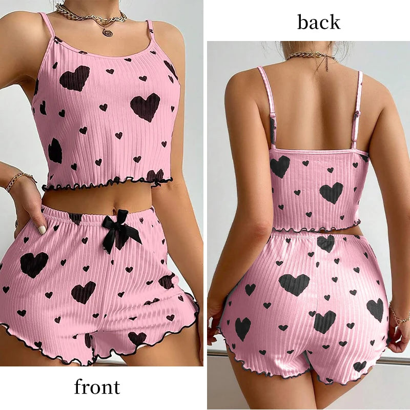 Lindo Conjunto de Pijama Feminino