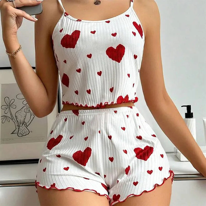Lindo Conjunto de Pijama Feminino