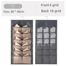 Bolsa de Armazenamento Suspenso de 2 lados para Roupa intimas, Meias, Sutias.