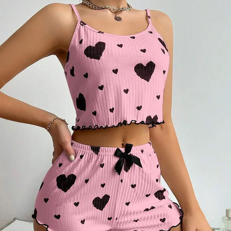 Lindo Conjunto de Pijama Feminino
